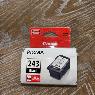 GENUINE Canon PIXMA PG-243 Black Ink Cartridge - New and Sealed - Image 1 of 2