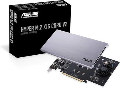 ASUS Hyper M.2 X16 PCIe 3.0 X4 Expansion Card V2 - Image 1 of 3