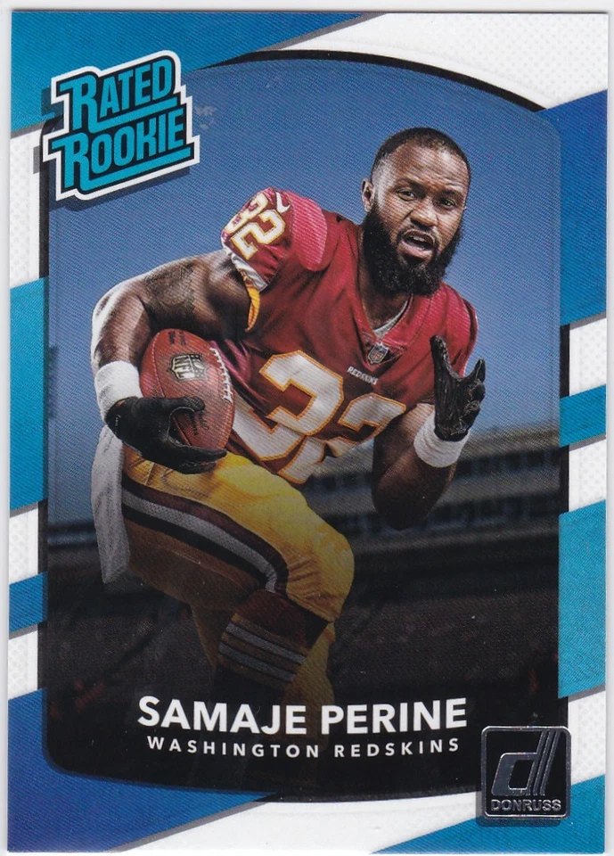 2017 Donruss Rated Rookie #306 Samaje Perine Washington Redskins - Image 1 of 1