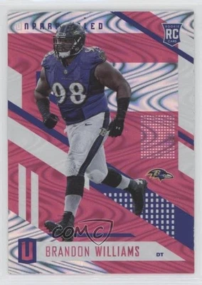 2017 Panini Unparalleled Pink Brandon Williams #36 Rookie RC - Image 1 of 2
