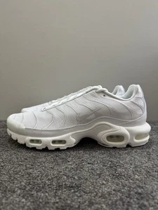 Nike Air Max Plus TN - 'Triple White' - AJ2029-100 - UK 10.5 - Foto 1 di 13
