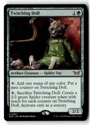 Twitching Doll R Promo Pack: Duskmourn: House of Horror 201 MTG - Image 1 of 2