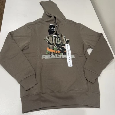 Sudadera con capucha polar para hombre Realtree Good Boy Taupe S Foto 1 de 3