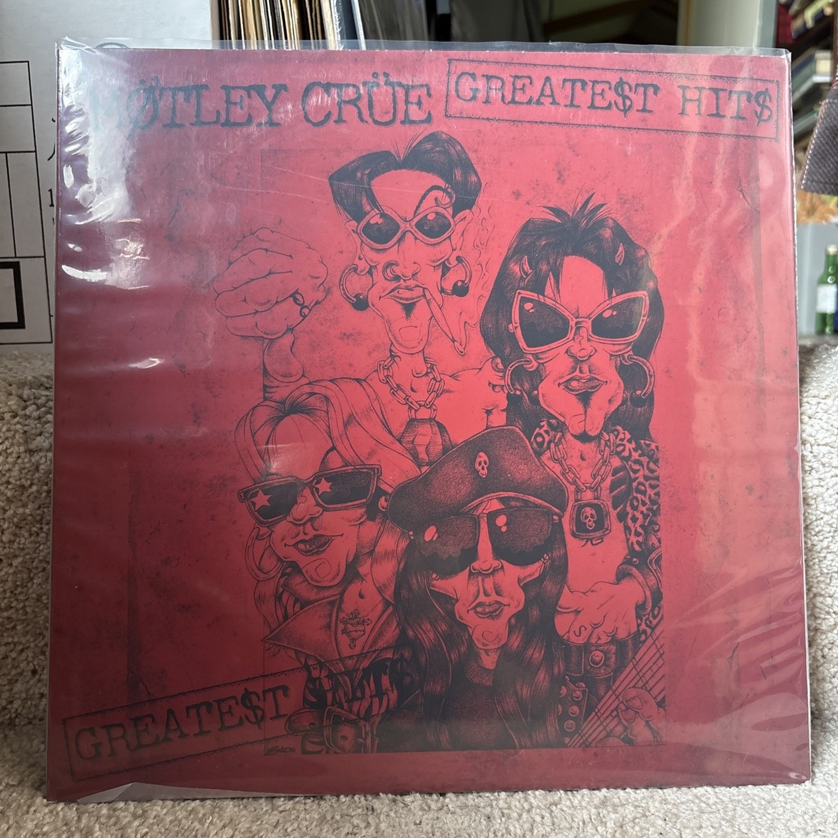 MÖTLEY CRÜE GREATEST HITS サイン入り Motley Crue Signed 