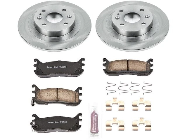 后刹车片和转子套件适用于 1995 - 1998 年马自达 Protege 1.8L 4 Cyl 1996 VT959JZ — 第 1/1 张图片