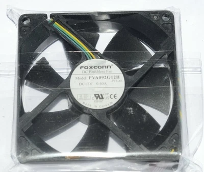 HP 727135-001 Z230 Workstation Case Fan FoxConn PVA092G12H-P16-AE DC12V 0.4A - Image 1 of 4