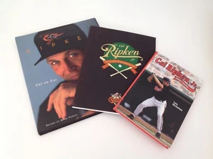 Lot of 3 CAL RIPKEN JR Books - Cal on Cal, Quiet Hero, Official Commemorative - Foto 1 di 12