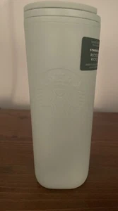 🆕 Starbucks 2023 Matte Mint Light Green Core Triangle Trinkflasche Tumbler - Bild 1 von 10