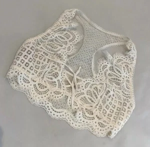 Victoria’s Secret Dream Angels Cream Lace Mesh Bralette - Size XS - BNWT - Picture 1 of 4