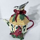 Lenox Winter Greetings By Catherine McClung Birdhouse Teapot