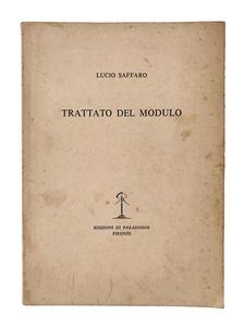 Trattato del Modulo — Lucio Saffaro, 1967 - Foto 1 di 4