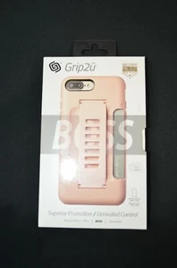 Grip2u Boss Pink Iphone 7 Plus/8 Plus Grip Case with Card Holder - Picture 1 of 4