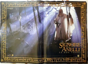 3x FOTOBUSTA lobby card IL SIGNORE DEGLI ANELLI LE DUE TORRI - Zdjęcie 1 z 3