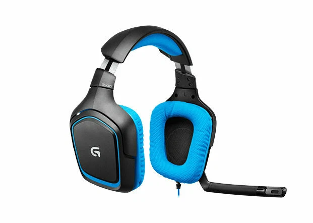 Logitech G430 Black/Blue Over the Ear Gaming Headset