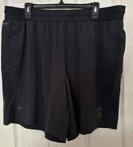 Nike Dri-FIT Men’s 3XL Michigan State Spartans Team Issued PE Black Shorts NEW - Picture 1 of 11