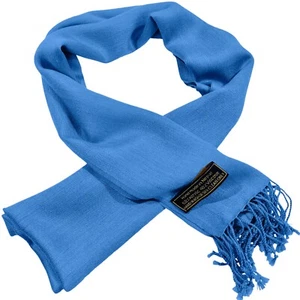 Turquoise Men's Solid Color Nepalese Fashion Scarf Seconds Wrap CJ Apparel *NEW* - Picture 1 of 11