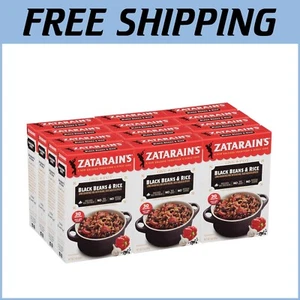Frijoles negros y arroz llenos de sabor - Conveniente paquete de 7 oz de 12 comidas preparadas - Imagen 1 de 10