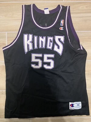 Camiseta deportiva vintage de novato de la NBA Sacramento Kings Jason Williams campeón talla 48 RARA Foto 1 de 4