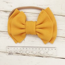 Toddler Girls Baby Big Bow Hairband Headband Stretch Turban Knot Head Wrap