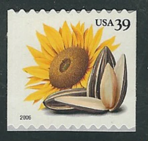 Scott# 4005...39 Cent...Crops...Sunflower Seeds...2 Stamps  - Picture 1 of 1