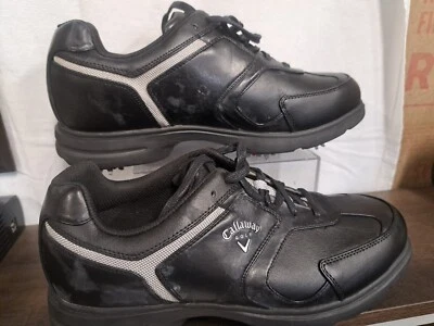 CALLAWAY Black Golf Xtra Traction Shoes Size 10.5 M221-23 - Image 1 of 4