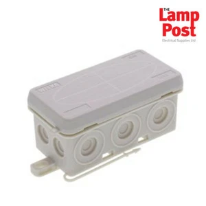 Wiska KA 006 LG/LEER - 10-fach Elektro-Abzweigdose (ohne Klemme) - Bild 1 von 1