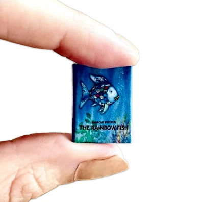 LITTLE THINGS OF INTEREST THE RAINBOW FISH 1:12 Scale Miniature Readable Illustrated Children's Book