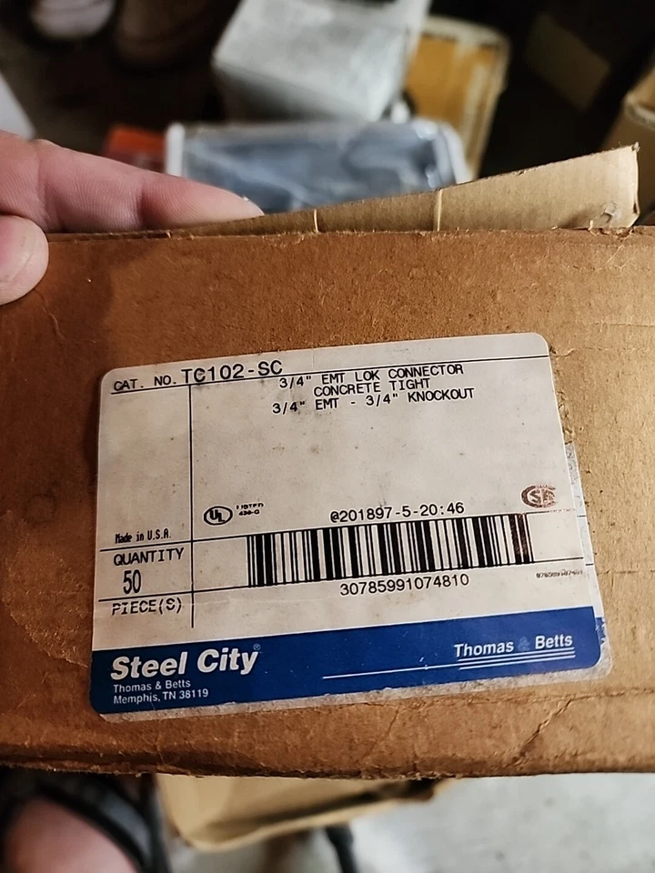 Caja de 50 Thomas y Betts Tc102-sc Foto 1 de 4