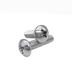 5#-40 UNC 304 SS Tornillo de cabeza redonda Tornillos de cabeza PAN - Imagen 1 de 7