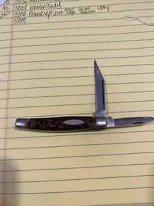 Vintage Power Kraft 2 Blade Pocket Knife 84-64 Stainless - Picture 1 of 4