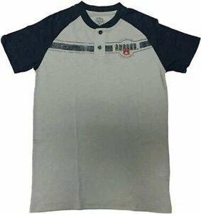 Auburn Tigers Men's 2-Button Crew Neck T-Shirt Large - Picture 1 of 1