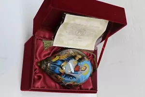 Ne'Qwa Arte Adorno de Navidad "Noche Santa" con Caja y Certificado de Autenticidad Reverso pintado en el interior - Imagen 1 de 5