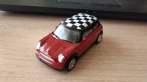 WELLY - MINI COOPER RED WITH SQUARED TOP 1/60 - 1/64 APROX    NEW - Picture 1 of 7
