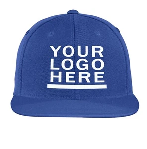 Haz tu marca con logotipo bordado personalizado pico plano gorra snapback: sombrero unisex - Imagen 1 de 18