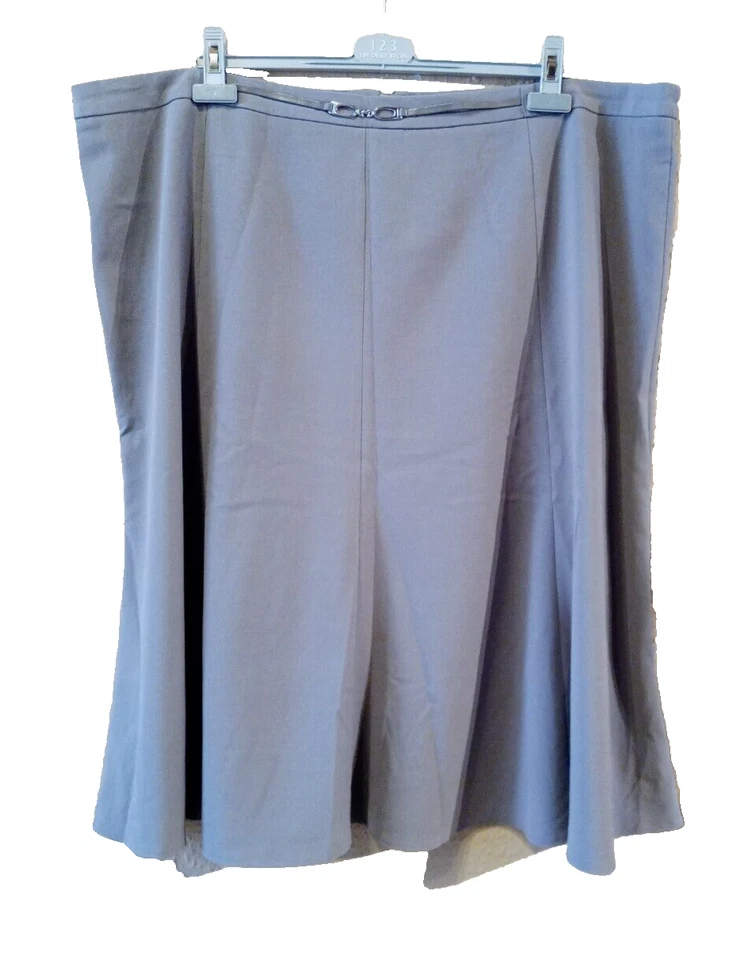 CANDA, Rock, braun, Gr. 52, leicht schwingend, Zierschnalle, NEU! - Bild 1 von 4