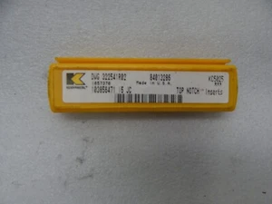 Insertos de ranurado de carburo Kennametal DWG 322541R02 KC5010 DE PRIMERA CATEGORÍA (5 insertos) - Imagen 1 de 3