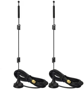 Dual Band WiFi 2.4GHz 5GHz 5.8GHz 9dBi Magnetic Base MIMO RP-SMA FREE SHIPPING - Picture 1 of 8