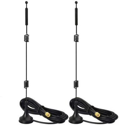 Dual Band WiFi 2.4GHz 5GHz 5.8GHz 9dBi Magnetic Base MIMO RP-SMA FREE SHIPPING - Image 1 of 4