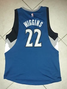 ANDREW WIGGINS MINNESOTA TIMBERWOLVES ADIDAS SWINGMAN SIZE LARGE MEN'S JERSEY. - Picture 1 of 5
