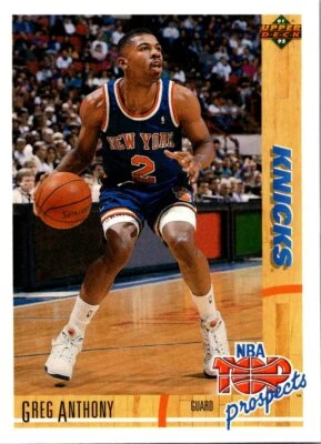 1991-92 Upper Deck #448 Greg Anthony - Image 1 of 2