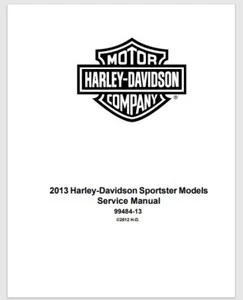 2013 Harley-Davidson Sportster Models Service Manual 778 pages 99484-13 - Picture 1 of 1