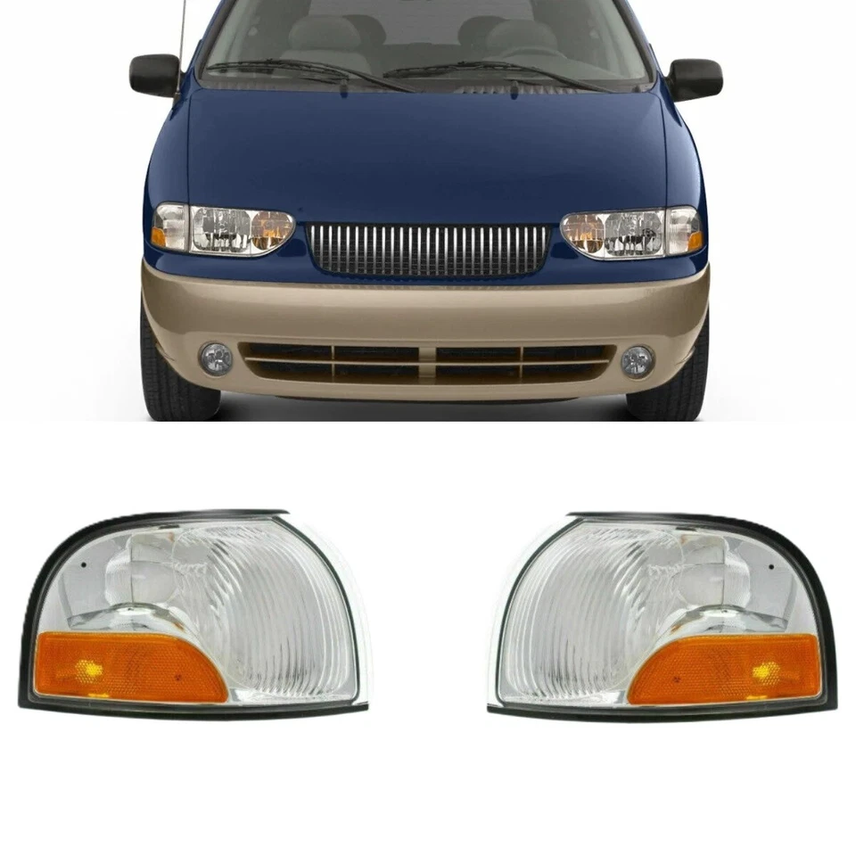 Par de luces de señalización/marcadoras laterales derecha y derecha para Mercury Villager 1999-2002 Foto 1 de 4