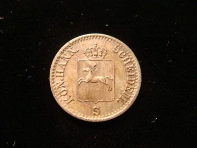 GERMAN STATES. HANNOVER. 6 PFENNIGE 1843 S. - Image 1 of 2