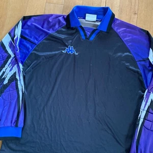 Vintage 1990s Kappa Soccer Goalie Jersey Italian Sportswear Brand Football - Picture 1 of 9
