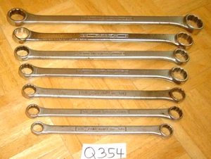 POWR-KRAFT TOOLS VINTAGE 7 PIECE SAE. BOX-END WRENCH SET 9/16 TO 1-1/8 - Bild 1 von 8