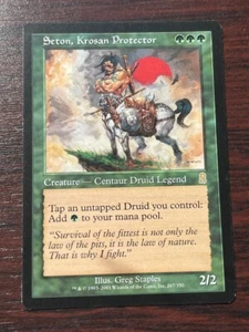 1x SETON, KROSAN PROTECTOR - Odyssey - MTG - Magic the Gathering - Picture 1 of 1