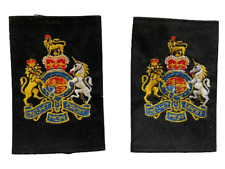 Royal Navy Issue RN Warrant Officer (WO1) Rank Slides Epaulettes ( pair ) NEW