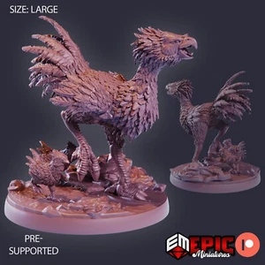 6K Resin 32mm Epic Miniatures Terror Bird Running (Large) for D&D, Role-Play - Picture 1 of 1