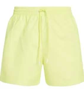 Neu* Calvin Klein Medium Drawstring Badehose Swim Short 4XL / 5XL Sunny Lime - Bild 1 von 3