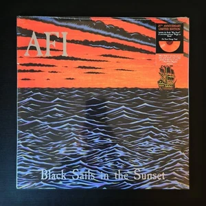 AFI - BLACK SAILS IN THE SUNSET Limited Edition NEON ORANGE Vinyl LP Punk Goth - Picture 1 of 3